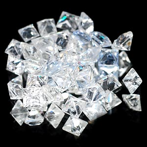 Genuine Set LIGHT BLUE SAPPHIRES (50) 1.52cts 1.8 x 1.8 x 1.4mm Square Cut