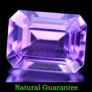 Genuine 100% Natural Amethyst 1.47ct 8.1 x 6.1mm Brazil VVS