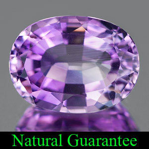 Genuine 100% Natural Amethyst 5.08ct 12.9 x 9.6mm Brazil VVS