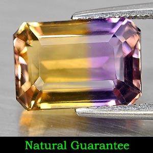 Genuine 100% Natural Ametrine 3.19ct 10.3 x 7.2mm Octagon VVS Clarity