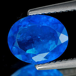 Genuine 100% Natural Blue Aqua Apatite 1.53ct 8.9 x 7.2mm Oval VVS Clarity