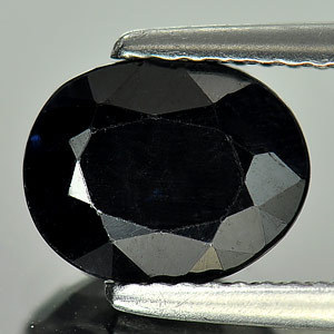 Genuine Black Sapphire 2.51ct 9.0 x 7.2 Madagascar