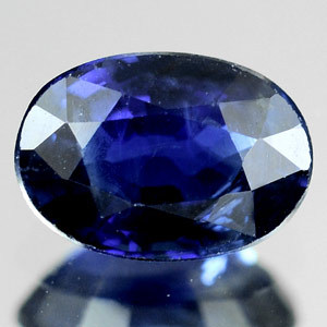 Genuine Blue Sapphire 0.63ct 8.0 x 6.0mm Oval SI2 Clarity