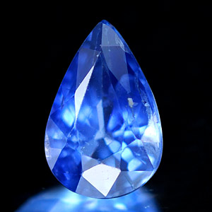 Genuine Blue Sapphire .72ct 6.7 x 5.1mm SI