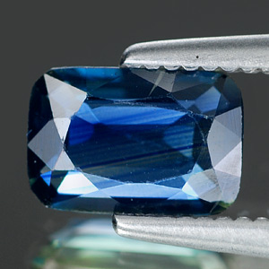 Genuine BLUE SAPPHIRE .78ct 6.8 x 4.7 x 2.2mm Octagon