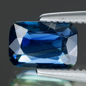 Genuine BLUE SAPPHIRE .78ct 6.8 x 4.5 x 2.0mm Octagon