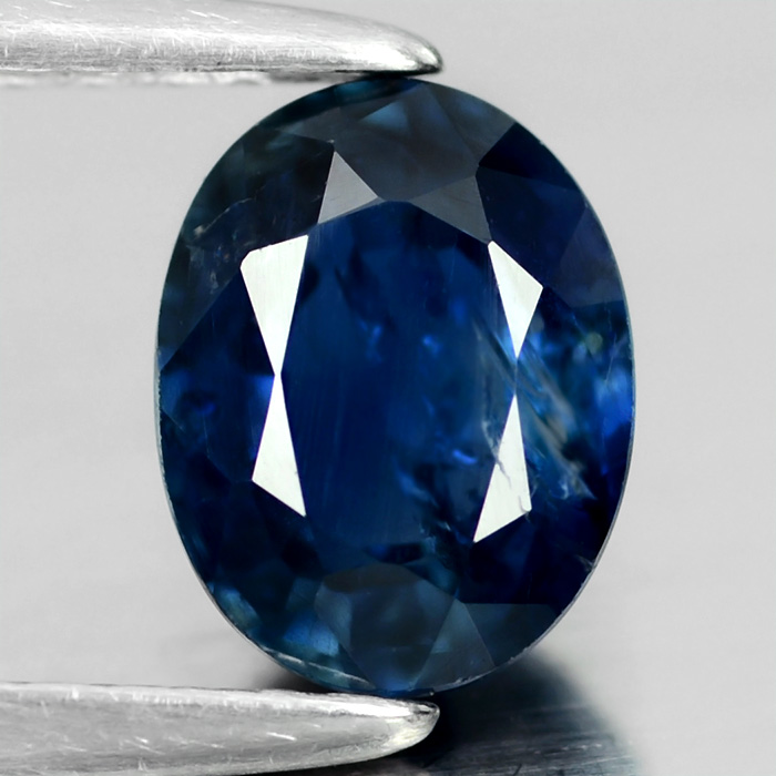 Genuine 100% Natural Blue Sapphire .84ct 7.0 x 4.8mm Oval SI1 Clarity