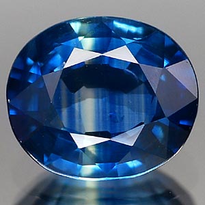 Genuine Blue Sapphire .86ct 6.2 x 5.3 x 2.9mm Oval SI1 Clarity 