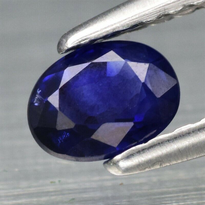 Genuine 100% Natural Blue Sapphire .48ct 4.91 x 3.72mm Oval SI1 Clarity (Certified)