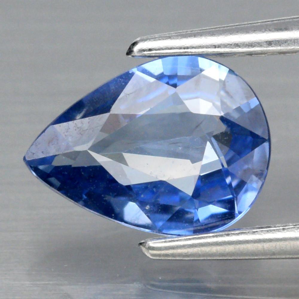 Genuine Blue Sapphire .71ct 6.8 x 5.0mm Pear SI1 Clarity Ceylon