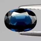 Genuine Blue Sapphire 0.74ct 7x5x2.2mm Oval VS2 Madagascar