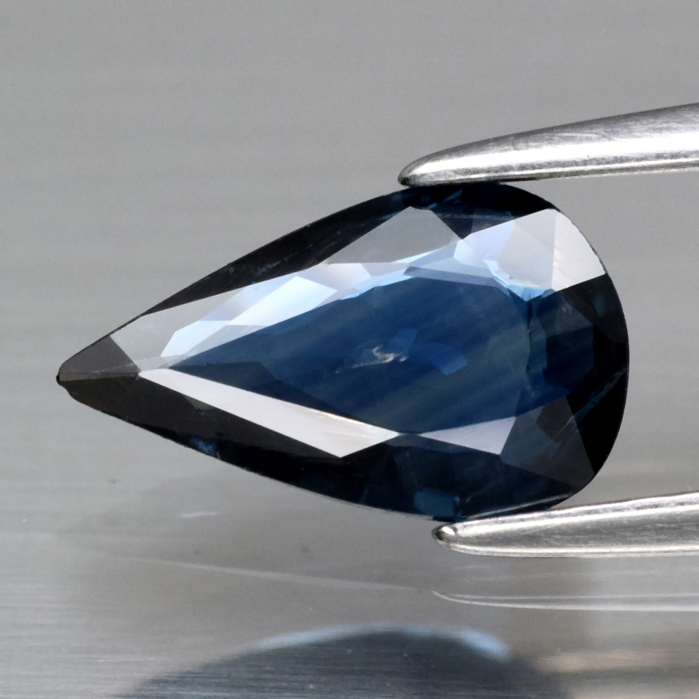 Genuine 100% Natural Blue Sapphire .94ct 9.2 x 5.5mm Pear SI1 Clarity