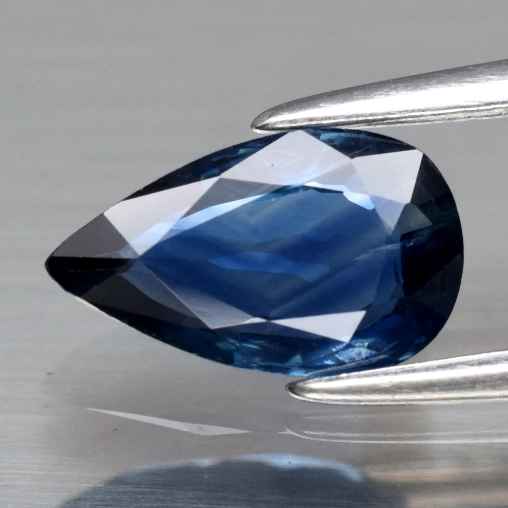 Genuine 100% Natural Blue Sapphire 1.00ct 8.6 x 5.0mm Pear SI1 Clarity
