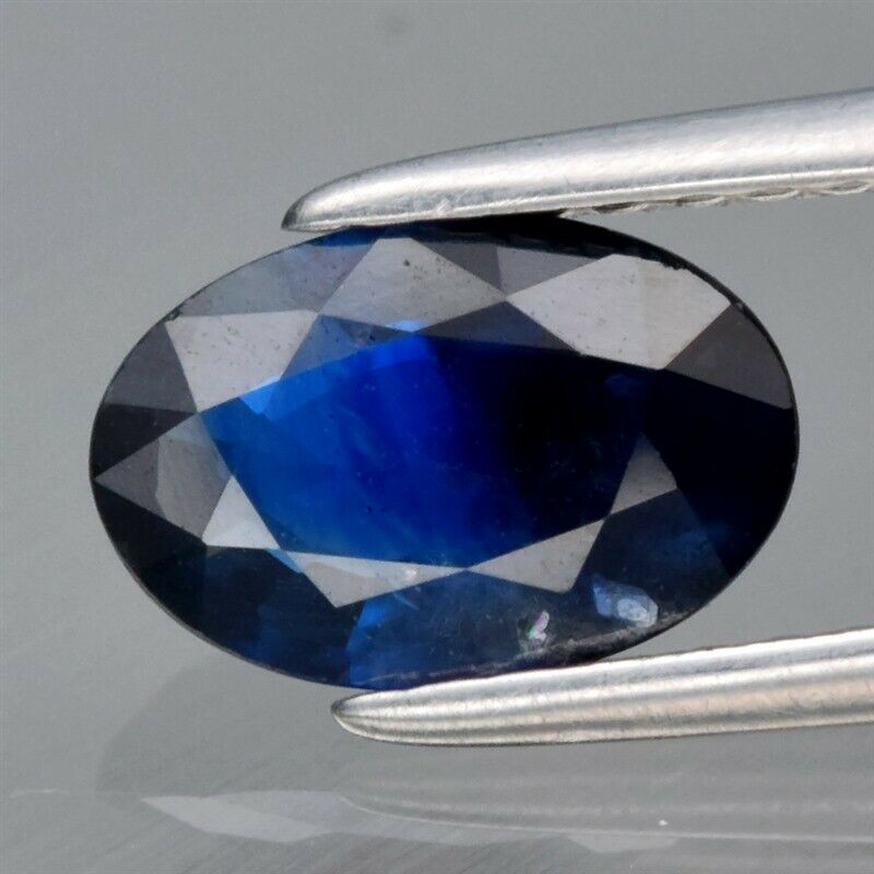 Genuine 100% Natural Blue Sapphire 1.14ct 8.0 x 5.3mm Oval SI1 Clarity