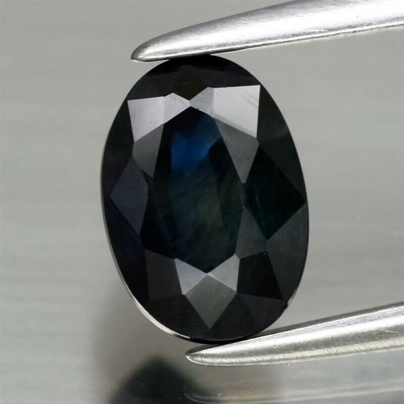 Genuine Blue Sapphire 1.24ct 7.0 x 5.0mm Oval VS Clarity