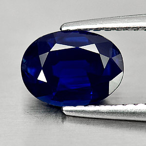 Genuine Blue Sapphire 1.27ct 8.0 x 6.0mm Oval SI1 Clarity