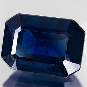 Genuine BLUE SAPPHIRE 1.36ct 7.2 x 5.2 x 3.5mm Octagon