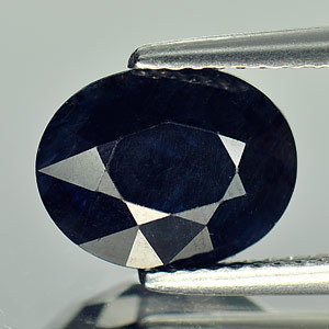 Genuine Midnite Blue Sapphire 2.92ct 10.3 x 8.1 x 3.8mm Madagascar