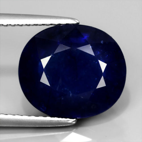 Genuine Royal Blue Sapphire 7.01ct 12x10.5x5.7mm SI1 Africa