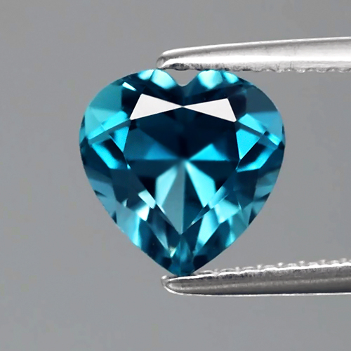 Genuine Blue Topaz 2.32ct 8x8x5.4mm VVS Brazil