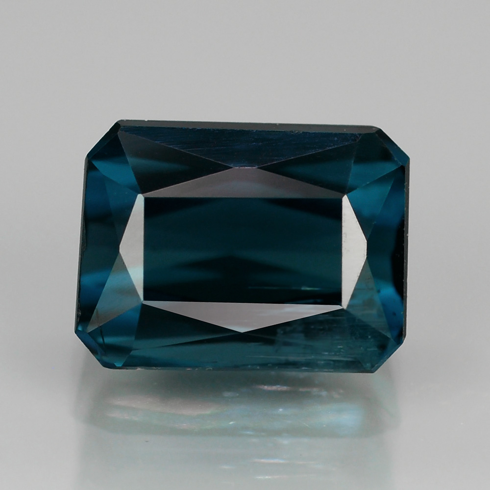 Genuine 100% Natural Blue Indicolite Tourmaline 1.09ct 6.2x4.7 SI1 Madagascar RARE