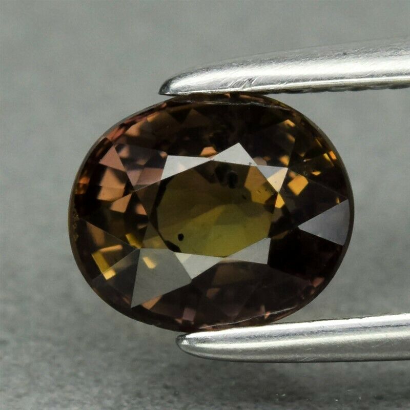 Genuine 100% Natural Brown Sapphire 1.03ct 6.0 x 5.0mm Oval VVS Clarity