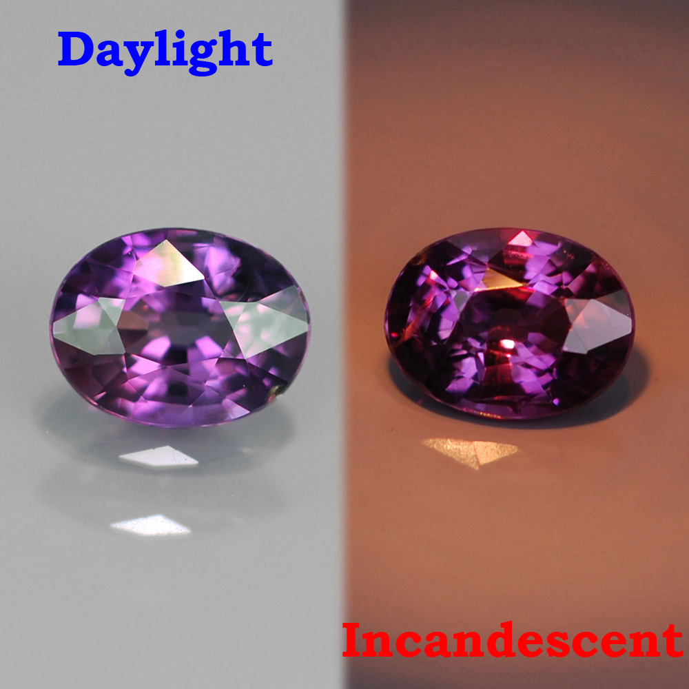 Genuine 100% Natural Color Change Sapphire .43ct 5.0x4.0x2.6 VS2 Madagascar