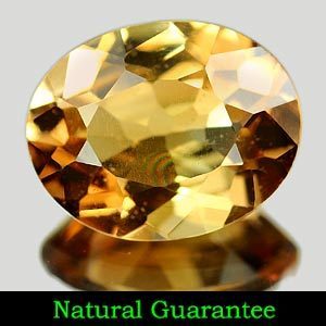 Genuine 100% Natural Champagne Topaz 2.10ct 9.2 x 7.3mm Brazil VVS