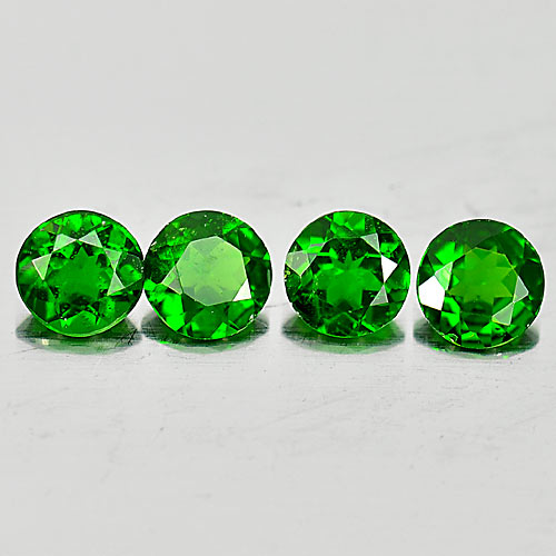 Genuine 100% Natural Chrome Diopside .44ct 5.0 x 5.0mm Round VVS Clarity