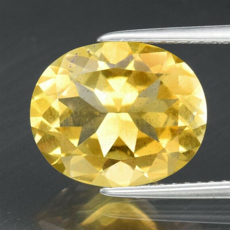 Genuine 100% Natural Citrine 3.88ct 12.0 x 10.0mm Oval VS Clarity