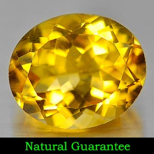 Genuine 100% Natural Citrine 4.28ct 12.0 x 10.0mm Oval VS1 Clarity