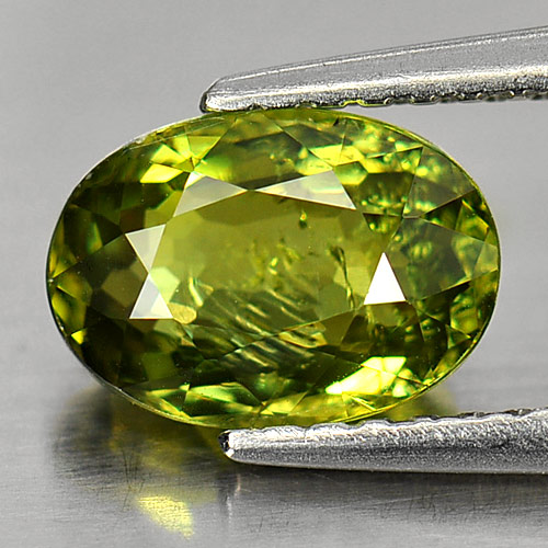 Genuine 100% Natural Demantoid Garnet 1.69ct 8.2 x 5.8mm Oval SI1 Clarity