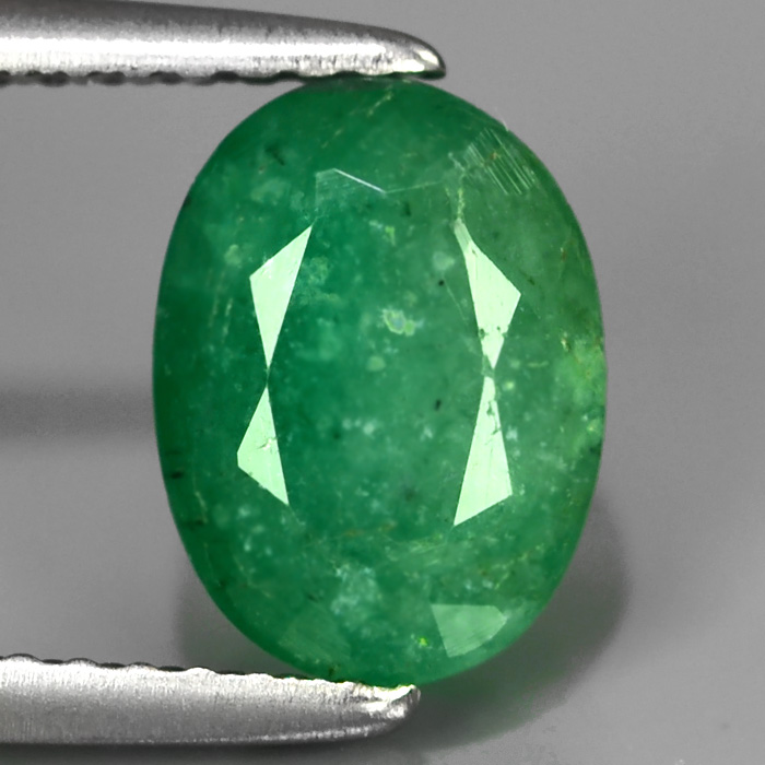 Genuine 100% Natural Emerald 2.11ct 8.8x6.5x5.3mm SI2 Colombia Oiled