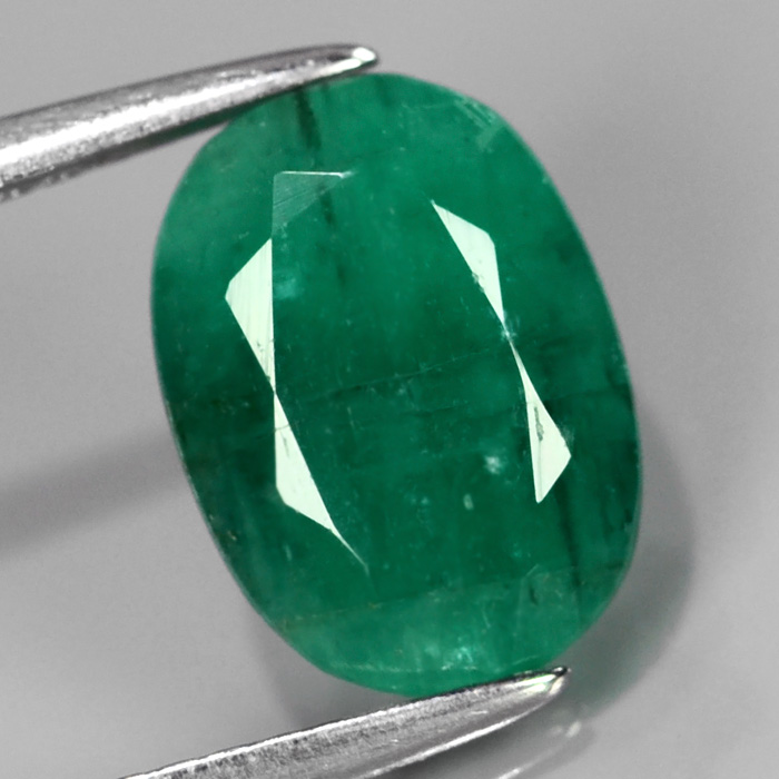 Genuine 100% Natural Colombian Emerald 2.14ct 10.0 x 7.3mm Oval I1 Clarity