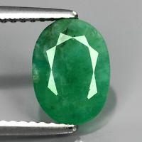 Genuine 100% Natural Emerald 2.41ct 9.5x7.5x4.2mm SI2 Zambia Oiled