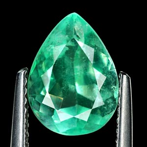 Genuine 100% Natural Colombian Emerald 2.48ct 10.6 x 8.0mm Pear SI Clarity