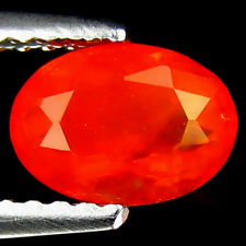 Genuine 100% Natural Fire Opal 1.24ct 9.0 x 7.0mm Oval VS1 Clarity 