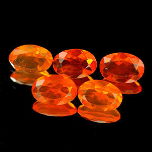 Genuine 100% Natural Fire Opal .28ct 6.1 x 4.2 x 2.8mm Mexico VVS