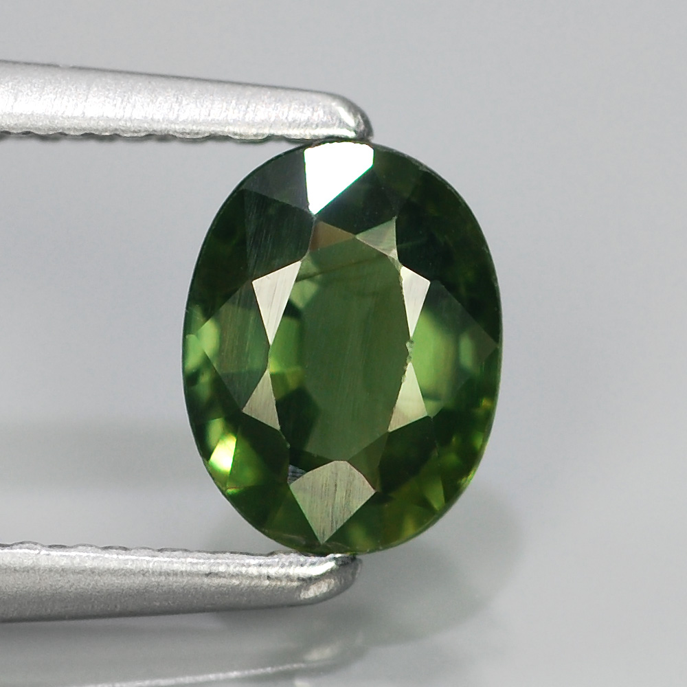 Genuine Green Sapphire .78ct 6.0x4.0x2.8 VS2 Thailand