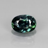 Genuine Green Sapphire 1.15ct 6.7x5x3.9mm SI1 Thailand