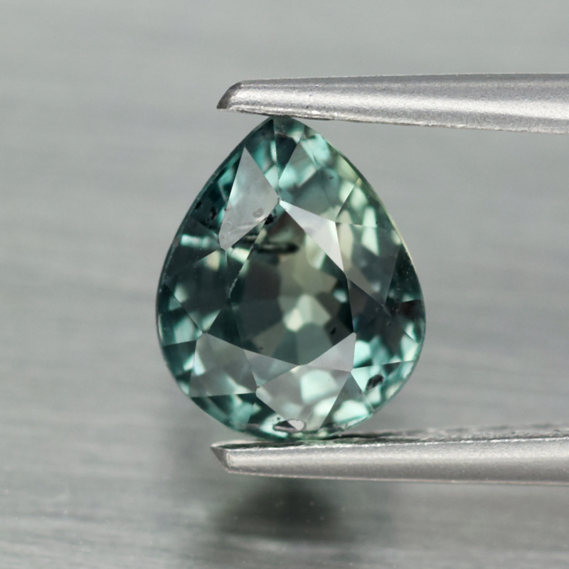 Genuine 100% Natural Green Sapphire 1.15ct 6.3 x 5.2mm Pear SI1 Clarity