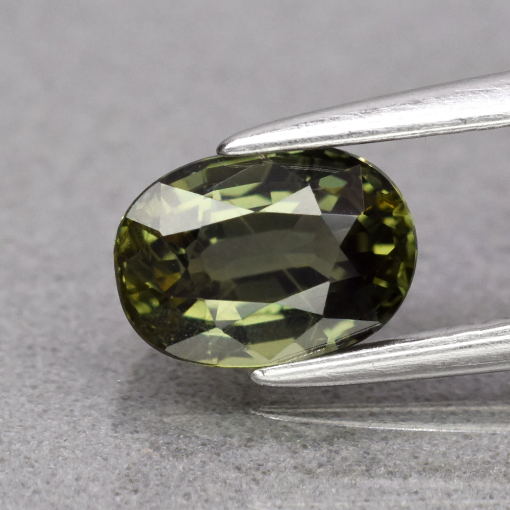 Genuine 100% Natural Green Sapphire 1.25ct 7.0 x 5.0mm Oval SI1 Clarity