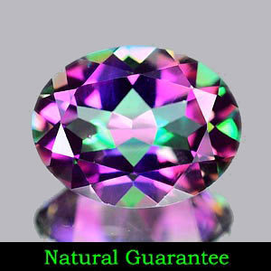 Genuine MYSTIC GREEN TOPAZ 1.92ct 9.1 x 7.1 x 4.3mm Oval