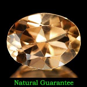 Genuine 100% Natural Imperial Topaz 1.28ct 8.0 x 6.0mm Brazil VVS