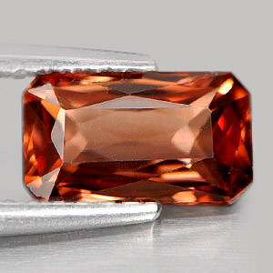 Genuine 100% Natural Imperial Zircon 1.49ct 8.1 x 4.7mm Octagon VS1 Clarity