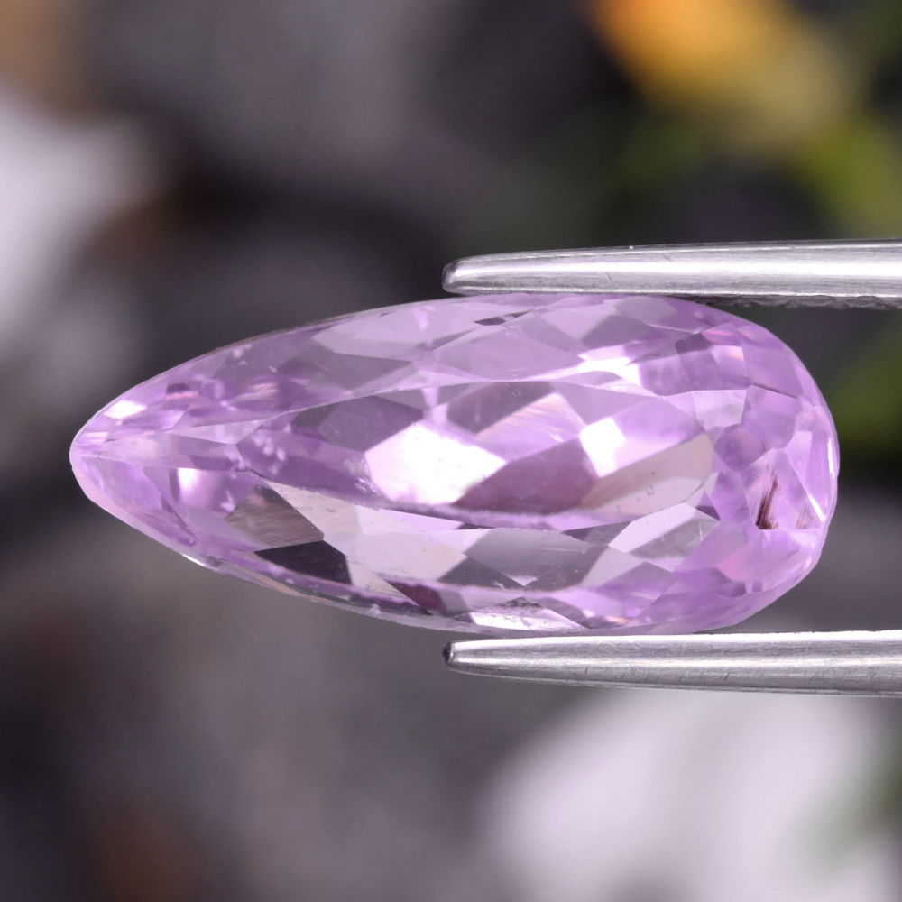 Genuine 100% Natural Kunzite 4.05ct 14.0 x 6.5mm Pear SI1 Clarity