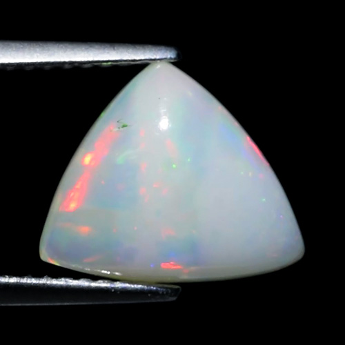 Genuine 100% Natural White Opal 2.21ct 11.8x9.8x4.4mm Semi-Translucent Ethiopia