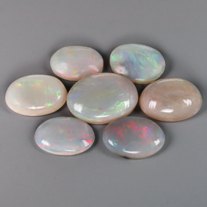 Genuine 100% Natural Opals 3.23cts (7) 6.2 x 4.3mm
