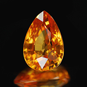 Genuine 100% Natural MANDARIN GARNET 2.25ct 9.0 x 6.0 x 5.0mm Pear