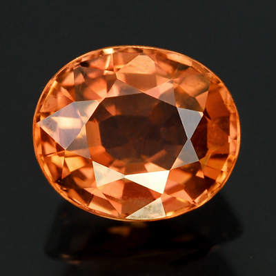 Genuine 100% Natural ORANGE TOURMALINE .98ct 6.5 x 5.5 x 3.8mm Oval